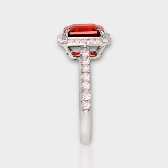 Red Garnet Ring - Picture 7 of 7